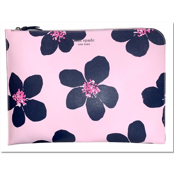 kate spade Bags Kate Spade Cameron Grand Flora Pink Zip Around